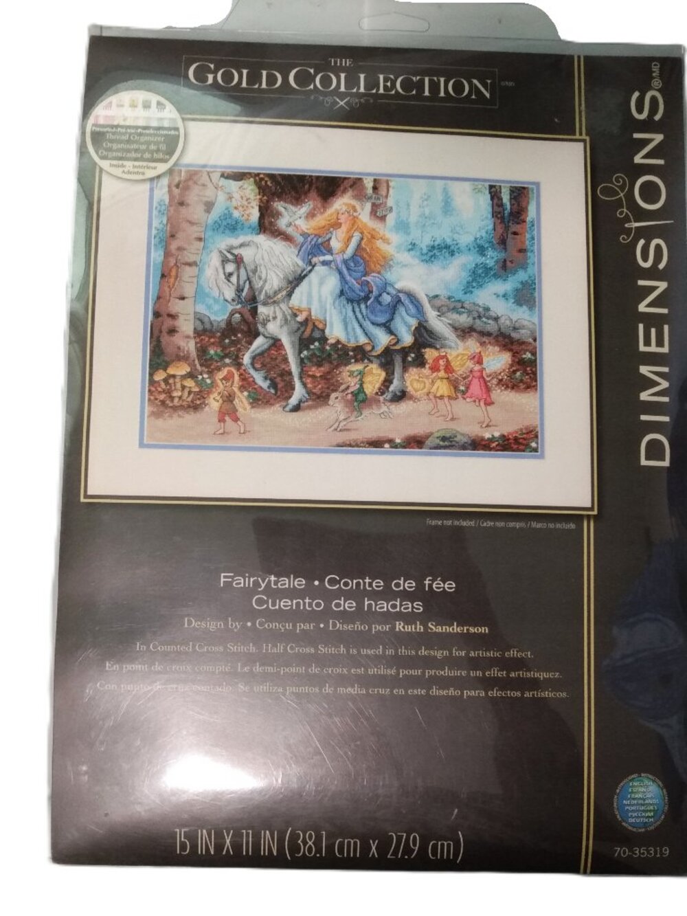 New Rare Dimensions “Fairytale” Gold Collection Cross Stitch Kit 70-35319